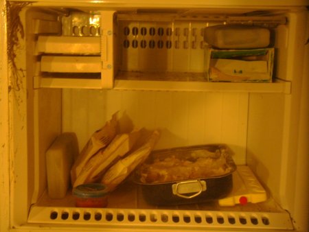 Mummy's freezer, Paradise. (Purgatorio is her fridge!)